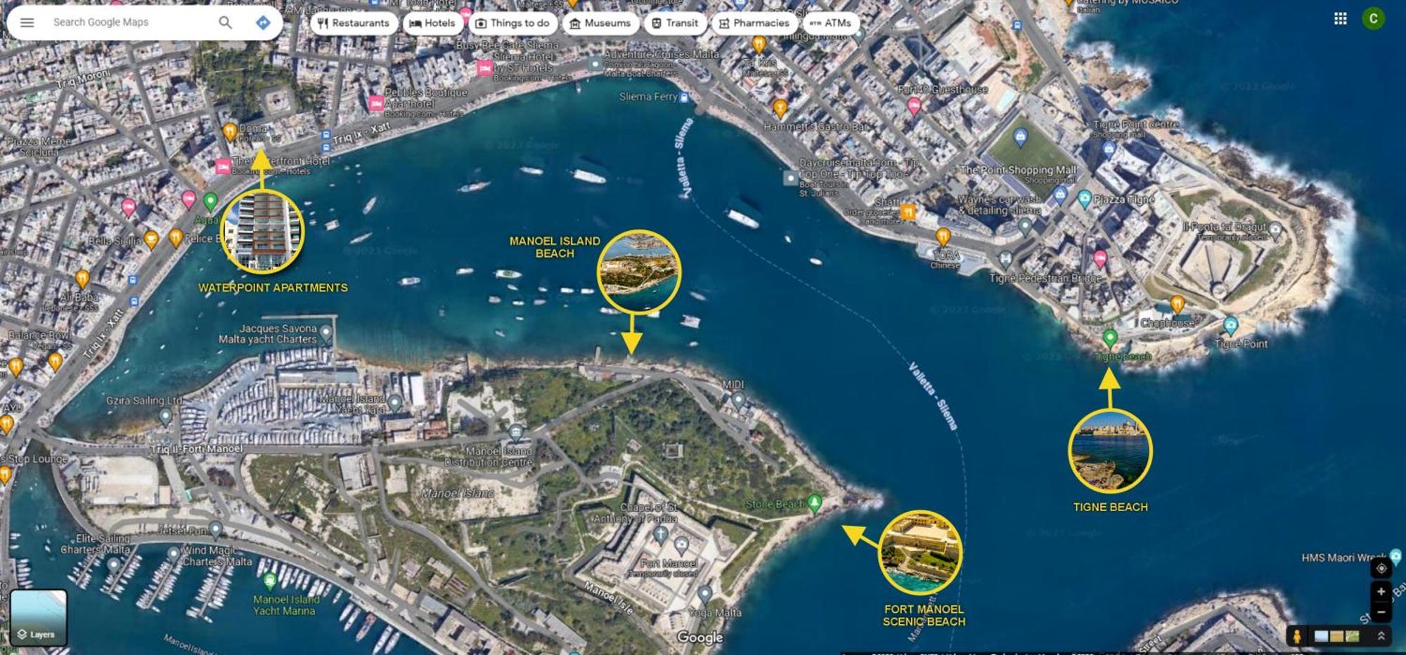 Sea Front Spacious Valletta Views Apartments Sliema Exterior foto